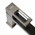 Смеситель для умывальника AETHERPRIDE A1017-9, цвет оружейная сталь