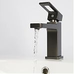 Смеситель для умывальника AETHERPRIDE A1017-9, цвет оружейная сталь