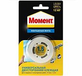 Лента монтажная Момент двусторонняя 19 мм х 1,5 м 12 кг 29432