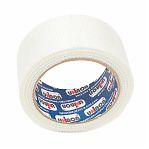 Лента стеклотканевая Unibob 51459, самоклеящаяся Серпянка, ширина 50 мм, длина 20 м, цвет белый