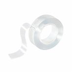 Скотч Park 103909 двусторонний, многоразовый, прозрачный, акрил, ширина 30 мм, длина 2 м