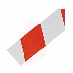 Лента сигнальная Сибртех 50 мм х 200 м, красно-белая, оградительная, разметочная, 89030