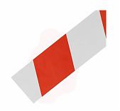 Лента сигнальная Сибртех 50 мм х 200 м, красно-белая, оградительная, разметочная, 89030