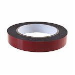 Лента клейкая Matrix 89084 на вспененной основе, усиленная, двусторонняя, чёрная, 19 мм х 5 м