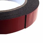 Лента клейкая Matrix 89084 на вспененной основе, усиленная, двусторонняя, чёрная, 19 мм х 5 м