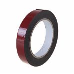 Лента клейкая Matrix 89084 на вспененной основе, усиленная, двусторонняя, чёрная, 19 мм х 5 м