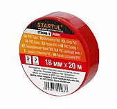 Изолента STARTUL PROFI ПВХ 18мм*20м, красная