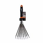 Грабли веерные Plantic Pro 36384-01 с пластиковым черенком, 9 зубьев, 165х395 мм