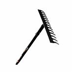 Грабли Вихрь 14, 73/7/1/13 прямые, металлический черенок, из стали, для уборки листьев, сена, травы