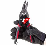 Ножницы по металлу Gross Piranha 78321, длина 250 мм, левый и прямой рез