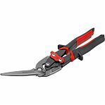 Ножницы по металлу Gross Piranha 78331, длина 250 мм, профессиональные, левый и прямой рез