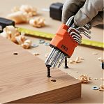 Набор ключей Startul Pro-87209 Torx, короткие, хромоникелевое покрытие, в упаковке 9 штук