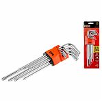 Набор ключей Torx, шестигранных Startul PRO-87309, экстрадлинные, в упаковке 9 штук