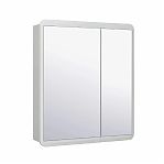 Шкаф зеркальный навесной Runo Эрика 70, Мдф, белый, 13.4х70х75 см