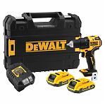 Шуруповерт аккумуляторный DeWalt DCD708D2T, бесщеточный, 2 акк х 2Ah