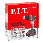 Аккумуляторный шуруповерт ударный P.I.T.  PSR18-D4 Promo, 20 В, 1 аккумулятор и зарядное устройство в комплекте