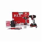 Аккумуляторный шуруповерт бесщеточный ударный P.I.T. PSB20H-10C/1 20В 1акк 2Ah+з.у.