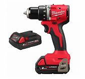 Аккумуляторная дрель-шуруповерт Milwaukee M18 BLDDRC-202C, 18 В, 60 Hм, 2акк. х 2,0Ah+з.у