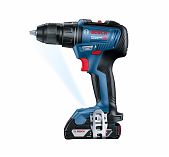 Шуруповерт аккумуляторный Bosch GSR 18V-50, 18 В, 2 аккумулятора, емкость 2 Ah, зарядное устройство, 06019Н5020