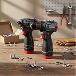 Набор аккумуляторного инструмента Kross KLi16BL+KLi16TD(TYPE2), УШМ+гайковерт, 16В, 2 акк. х 2,0Ah+з.у.