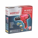 Дрель-шуруповерт Wortex DR 1025 D, 2 скорости, 30 Нм, 400 Вт