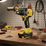 Шуруповерт аккумуляторный Hanskonner HCD2040C, ударный, 18В, 80 Нм, 2 акк. х 4,0Ah+з.у