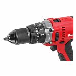 Дрель-шуруповерт аккумуляторная Wortex DR 1323 D, ударная, 450 Вт