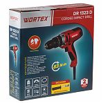 Дрель-шуруповерт аккумуляторная Wortex DR 1323 D, ударная, 450 Вт