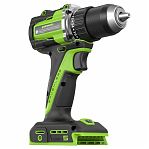 Дрель-шуруповерт аккумуляторная Creenworks DD560, 24В 60Hм, в комплекте 2 АКБх2.0 Ah и зарядное устройство