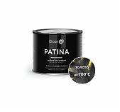 Эмаль Elcon Patina термостойкая до 700°C для металла золото, 0.2 кг