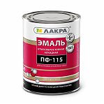 Эмаль Лакра ПФ-115 для внутренних и наружных работ, алкидная, глянцевая, жёлтый 1 кг