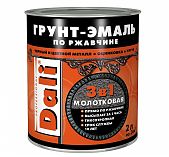 Грунт-эмаль по ржавчине Рогнеда Dali молотковая 3 в 1, серая 2 л