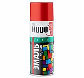 Эмаль Kudo высокопрочная, алкидная, вишневая 520 мл KU-1004
