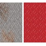 Грунт-эмаль H по металлу, 3 в 1, быстросохнущая шелковисто-матовая красная 1.9 кг