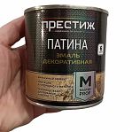Эмаль декоративная Престиж Патина, винтажный эффект, имитация благородного металла, Золото 0.2 л