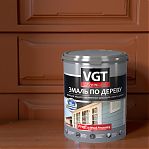 Эмаль акриловая VGT ВД-АК-1179 Профи по дереву, шоколадная, 2.5 кг