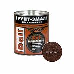 Грунт-эмаль по ржавчине Dali Рогнеда 3 в 1 молотковая шоколадная 2 л  