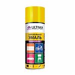 Эмаль аэрозольная ULTIMA ULT016 RAL 1018, акриловая, универсальная, желтый, 520 мл