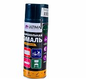 Эмаль аэрозольная ULTIMA ULT033 RAL 6005, акриловая, универсальная, зеленый мох, 520 мл