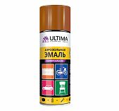 Эмаль аэрозольная ULTIMA ULT043 RAL 8028, акриловая, универсальная, коричневый, 520 мл