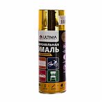 Эмаль аэрозольная Ultima ULT019 акриловая с металлическим эффектом, золотой мет 520 мл