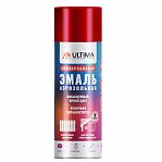 Эмаль аэрозольная ULTIMA ULT0302 алкидная, с металлическим эффектом, ягодный красный, 520 мл