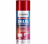 Эмаль аэрозольная ULTIMA ULT0302 алкидная, с металлическим эффектом, ягодный красный, 520 мл