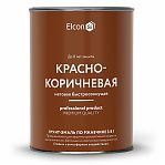 Грунт-эмаль по ржавчине Elcon 3в1 матовая, красно-коричневая 0.8 кг