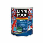 Эмаль Linnimax по ржавчине, шелковисто-матовая, зеленая RAL 6005, 0.75 л