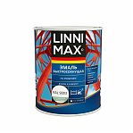 Эмаль Linnimax по ржавчине, шелковисто-матовая, белая RAL 9003, 0.75 л
