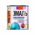Эмаль ПФ-115 Virtuoso матовая, алкидная, атмосферостойкая, белая RAL9016 0.9 кг