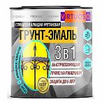 Грунт-эмаль Virtuoso Premium 3 в 1 по ржавчине, черная 1,9 кг