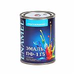 Эмаль алкидная Простокрашено ПФ-115 81289, универсальная, глянцевая, вишневая, 0.8 кг