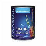 Эмаль алкидная Простокрашено ПФ-115 81288, универсальная, глянцевая, оранжевая, 0.8 кг